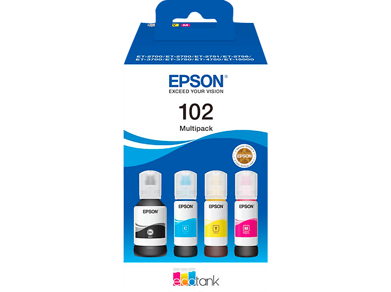 EPSON EcoTank 102 4er-Pack von EPSON