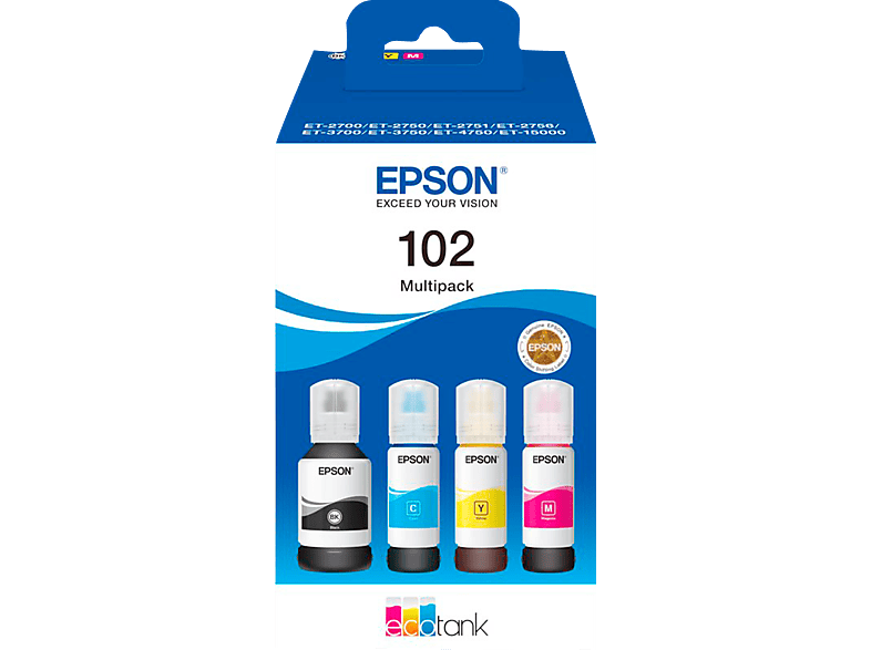 EPSON EcoTank 102 4er-Pack von EPSON