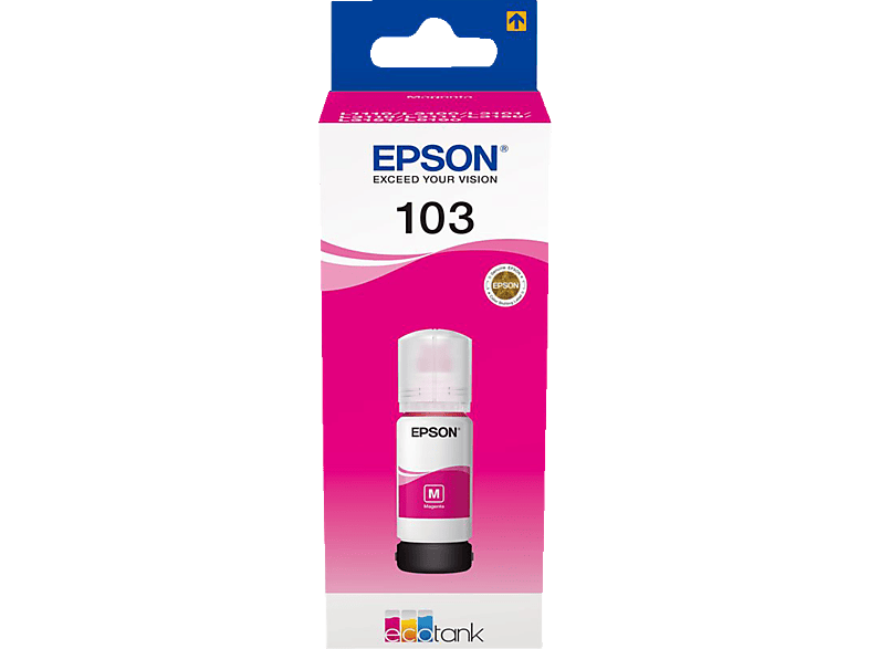 EPSON EcoTank 103 Magenta, C13T00S34A10 Nachfülltinte EPSON EcoTank 103 Magenta, C13T00S34A10 Nachfülltinte von EPSON