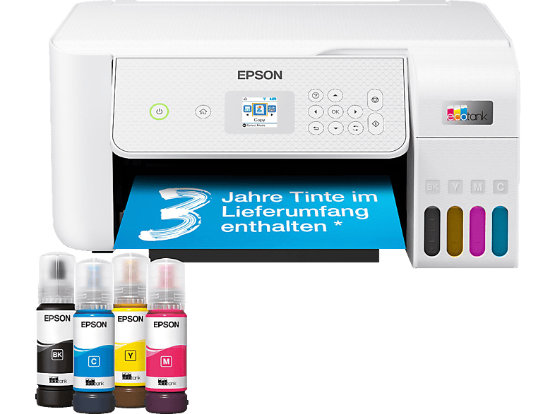 EPSON EcoTank ET-2876 Tintenstrahl Multifunktionsdrucker WLAN von EPSON