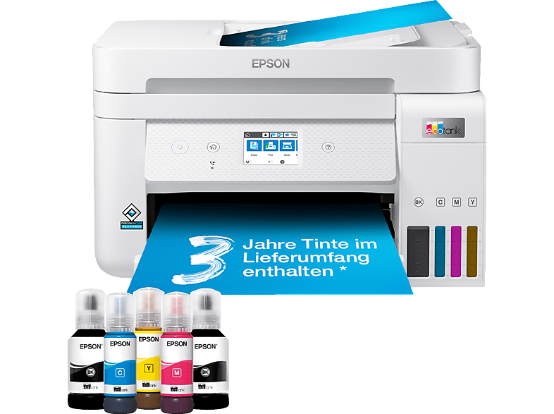 EPSON EcoTank ET-4856 Tintenstrahl Multifunktionsdrucker WLAN von EPSON