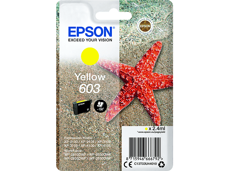 EPSON Original Gelb (C13T03U44010) von EPSON