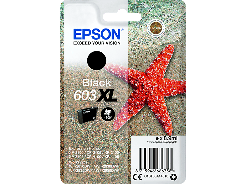EPSON Original Schwarz (C13T03A14010) von EPSON