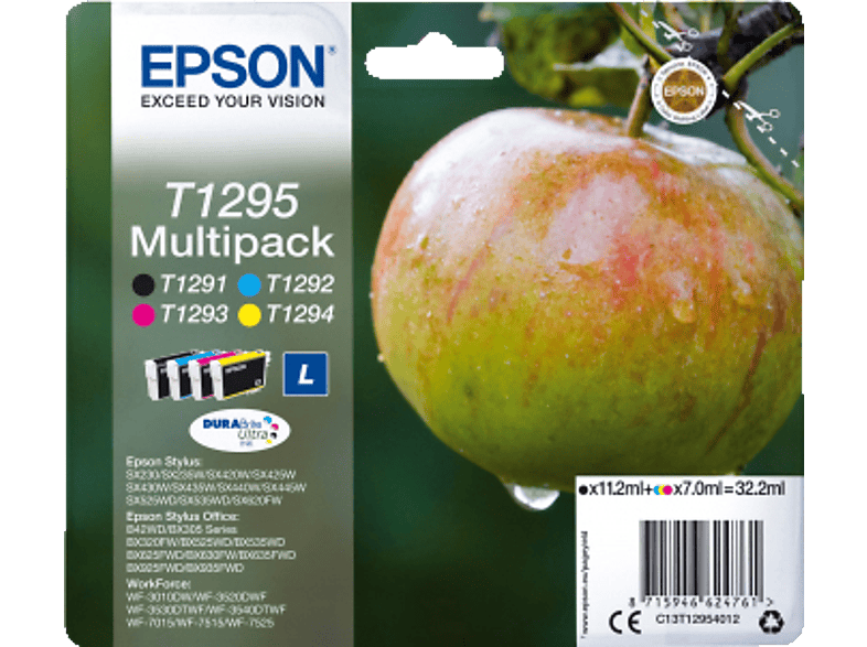 EPSON Original Tintenpatrone mehrfarbig (C13T12954012) von EPSON