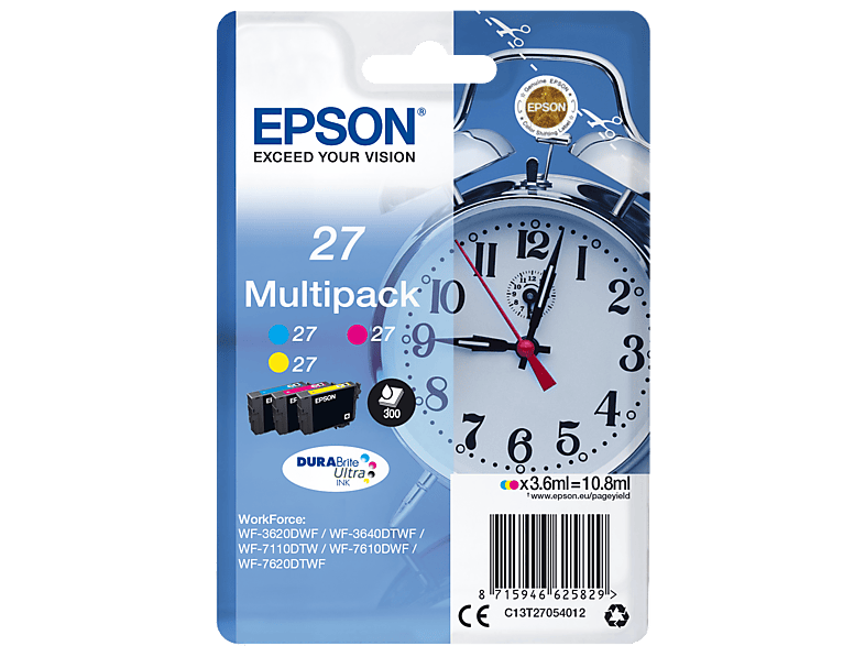 EPSON Original Tintenpatrone mehrfarbig (C13T27054012) von EPSON