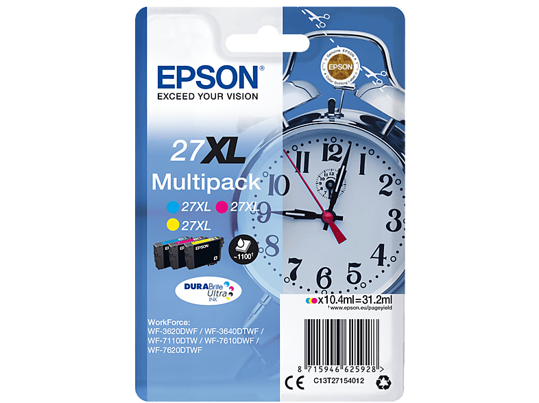 EPSON Original Tintenpatrone mehrfarbig (C13T27154012) von EPSON