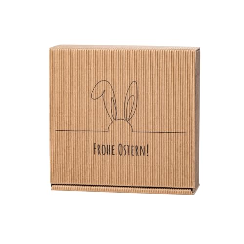 EPVerpackungen, Geschenkbox natur Rabbit Happy Easter, 10 Stück von EPVerpackungen