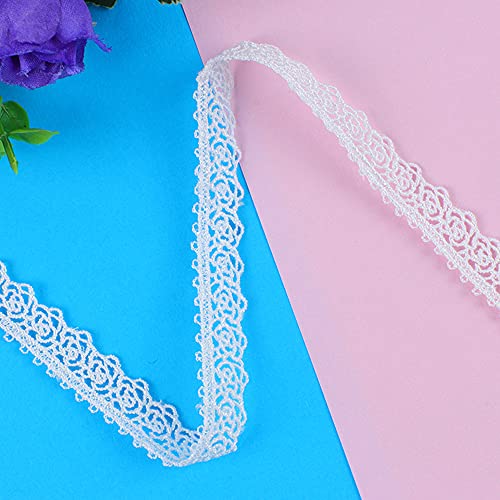 Spitzenband, dekoratives Spitzenband, 15 Yards 12 mm Spitzenband Stickerei Spitzenbordüre Blumenband Dekoratives Band Spitzenbordüren Bänder for Nähen, Weiß Spitzenband, dekoratives Spitzenband, 15 Yards 12 mm Spitzenband Stickerei Spitzenbordüre Blumenband Dekoratives Band Spitzenbordüren Bänder for Nähen, Weiß von EQEQE