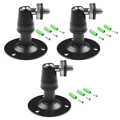 Kamera-Halterung, 3 Stück, Sicherheits-Wandhalterung für Oculus-Sensor Arlo, Arlo Pro, Metall-Sicherheitskamera-Halterung, für den Innen- und Außenbereich, 360° drehbar, 6,35 mm Schraube, Kamera-Halterung, 3 Stück, Sicherheits-Wandhalterung für Oculus-Sensor Arlo, Arlo Pro, Metall-Sicherheitskamera-Halterung, für den Innen- und Außenbereich, 360° drehbar, 6,35 mm Schraube, von EQINI