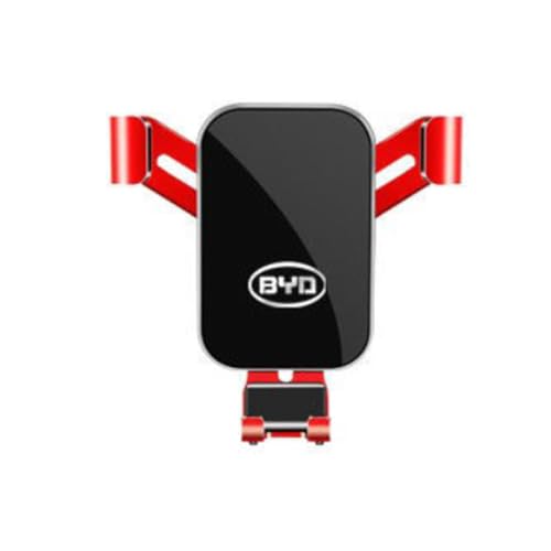 EQLIFD Auto Lüftungsöffnung Handyhalterung, für BYD S7 2015-2018 Handy KFZ Halterungen 360° Drehbar EIN-Knopf-Entriegelung Einstellbar Zubehör,C von EQLIFD