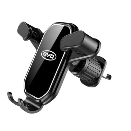 EQLIFD Auto Lüftungsöffnung Handyhalterung, für BYD Seal DM-I BYD F3 DM-i BYD S1 PRO Handy KFZ Halterungen 360° Drehbar EIN-Knopf-Entriegelung Einstellbar Zubehör von EQLIFD