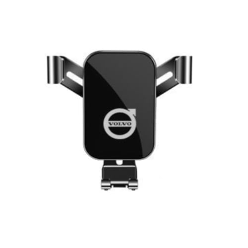 EQLIFD Auto Lüftungsöffnung Handyhalterung, für Volvo XC90 2015-2023 Handy KFZ Halterungen 360° Drehbar EIN-Knopf-Entriegelung Einstellbar Zubehör,A von EQLIFD