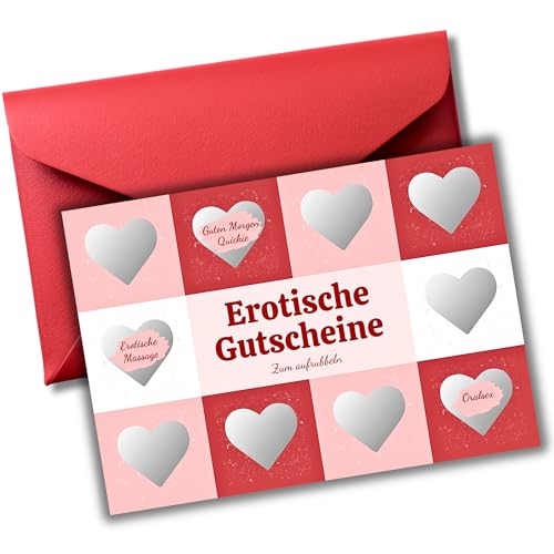 EQUIK PRODUCTS Date Ideen für Paare zum Freirubbeln | Rubbelkarten Sex Spiel | Erotisches Geschenk zum Valentinstag, Hochzeitstag, Jahrestag für Partner | Sex Gutscheine (Erotische Gutscheine) von EQUIK PRODUCTS