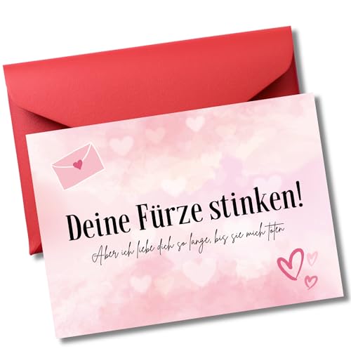 EQUIK PRODUCTS Valentinstag Karte | Lustige Valentinskarte | Liebeskarte zum Jahrestag, Hochzeitstag, Jubiläum | Romantische geschenk für Ihn und Sie | Grußkarte für Männer und Frauen (Fuerze) von EQUIK PRODUCTS