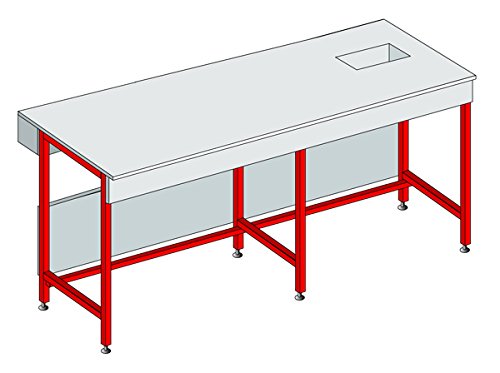 EQUIP LABO 374252 Table de pesée, hauteur 900mm, L 600 mm, P 600 mm von EQUIP LABO