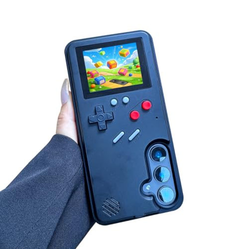 ERAKOLE Game Phone Case für Samsung Galaxy S24 Plus/S25 Plus, Nostalgisches Spiel Hülle für Samsung Retro Playable Gaming Design, Klassische Kreative Lustige Geburtstagsgeschenke, Schwarz ERAKOLE Game Phone Case für Samsung Galaxy S24 Plus/S25 Plus, Nostalgisches Spiel Hülle für Samsung Retro Playable Gaming Design, Klassische Kreative Lustige Geburtstagsgeschenke, Schwarz von ERAKOLE