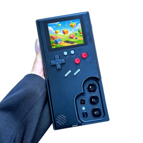 ERAKOLE Game Phone Case für Samsung Galaxy S25 Ultra, Nostalgisches Spiel Hülle für Samsung Retro Playable Gaming Design, Klassische Kreative Lustige Geburtstagsgeschenke, Schwarz ERAKOLE Game Phone Case für Samsung Galaxy S25 Ultra, Nostalgisches Spiel Hülle für Samsung Retro Playable Gaming Design, Klassische Kreative Lustige Geburtstagsgeschenke, Schwarz von ERAKOLE
