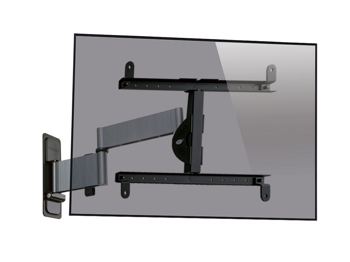 Erard EXO 600TW3 schwenkbare TV Wandhalterung 40-85 Zoll, Aluminium von ERARD