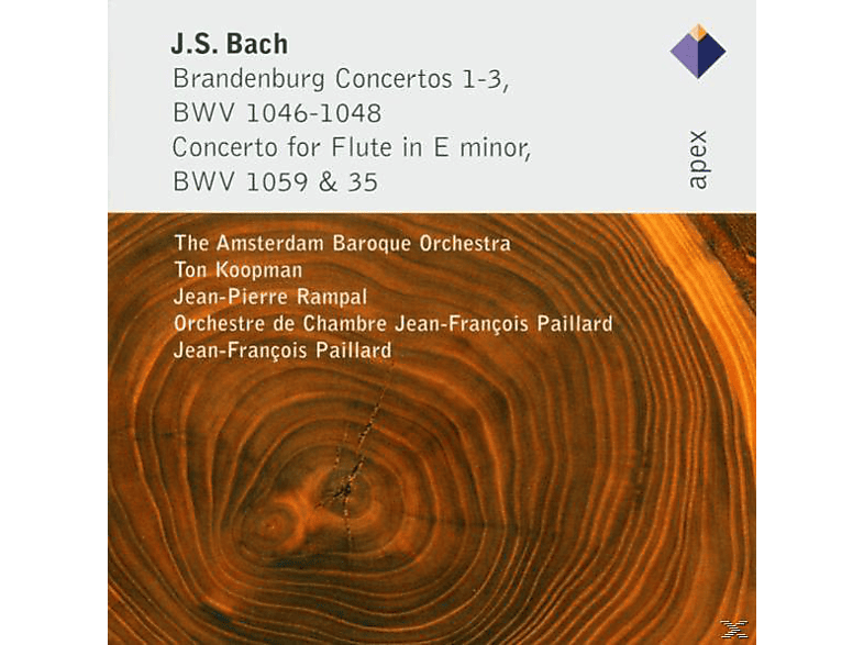 Jean-françois Paillard - Brandenburgische Konzerte 1-3 (CD) von ERATO