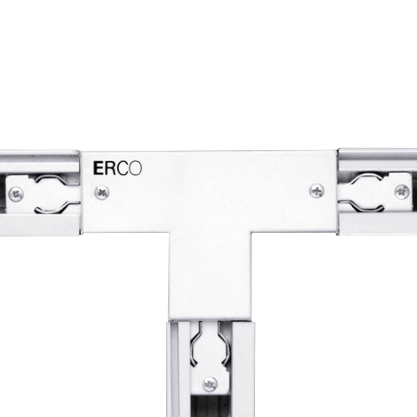 ERCO 3-Phasen-T-Verbinder Schutzl. links, weiß von ERCO