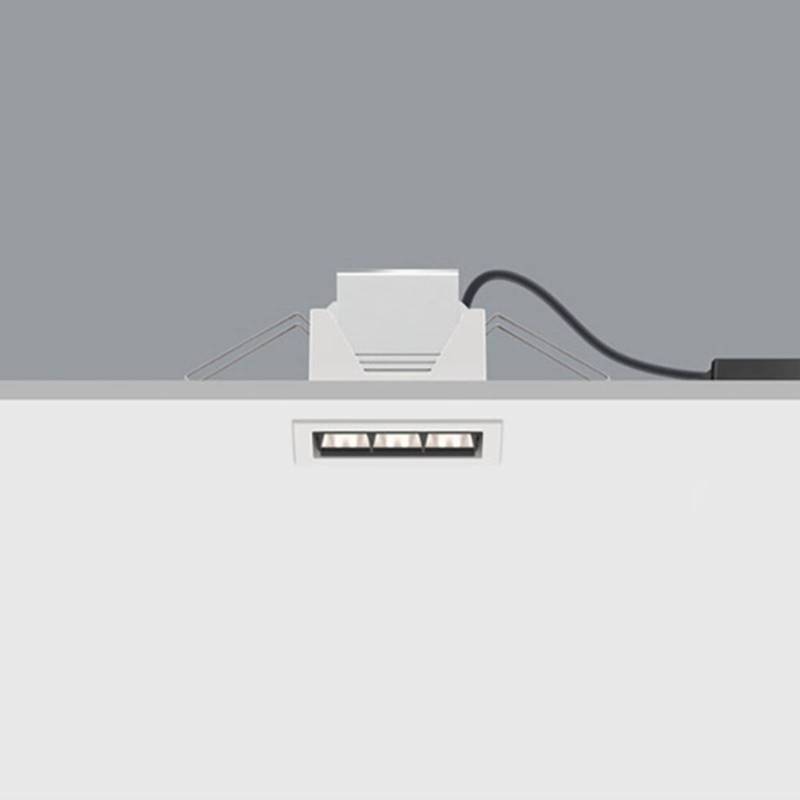 ERCO Compar Einbau Fluter dim weiß 12cm 6W 930 von ERCO