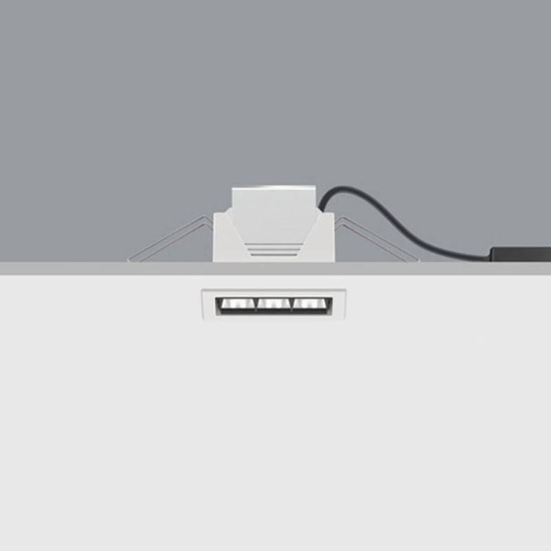 ERCO Compar Einbau Fluter dim weiß 12cm 6W 940 von ERCO