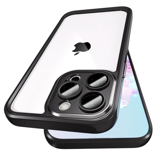 ERDARARIPRO Hülle mit Objektivschutz für iPhone 14 Pro Max Stoßfest Rutschfest TPU Bumper Transluzent Matte PC Rückseite Anti-Fingerabdruck Case Cover 6.7 Zoll Schwarz ERDARARIPRO Hülle mit Objektivschutz für iPhone 14 Pro Max Stoßfest Rutschfest TPU Bumper Transluzent Matte PC Rückseite Anti-Fingerabdruck Case Cover 6.7 Zoll Schwarz von ERDARARIPRO