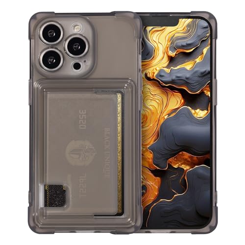 ERDARARIPRO TPU Bumper Case Kompatibel mit iPhone 14 Pro Max Hülle, Transluzente Handyhülle Kartenhalter Kreditkartenfach für Rückseite Handyhülle Schwarz ERDARARIPRO TPU Bumper Case Kompatibel mit iPhone 14 Pro Max Hülle, Transluzente Handyhülle Kartenhalter Kreditkartenfach für Rückseite Handyhülle Schwarz von ERDARARIPRO