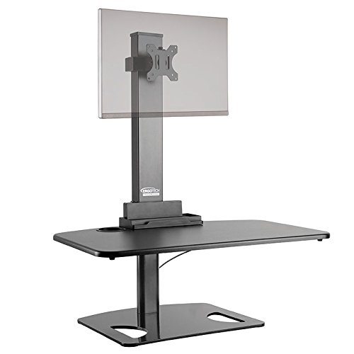 Ergotech Freedom Stand, Height Adjustable Desk, Single Monitor, 30" Wide - Black Ergotech Freedom Stand, Height Adjustable Desk, Single Monitor, 30" Wide - Black von ERGOTECH
