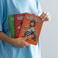 One Piece Netflix - Monkey D. Luffy, Roronoa Zoro And Nami Pack Of 3 A5 Notebooks von ERIK