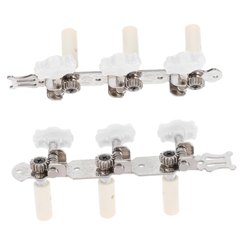 ERINGOGO 1 Paar klassische Gitarrentuner Gitarren tuner akustische Gitarrenparts Stimmwirbel Stimmgeräte für Gitarre Gitarren-Tuner-Tasten Gitarrenzubehör gitarrenkopf tuner Metall Silber ERINGOGO 1 Paar klassische Gitarrentuner Gitarren tuner akustische Gitarrenparts Stimmwirbel Stimmgeräte für Gitarre Gitarren-Tuner-Tasten Gitarrenzubehör gitarrenkopf tuner Metall Silber von ERINGOGO