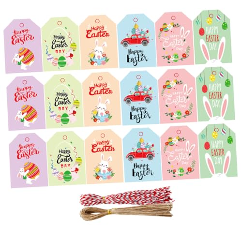 ERINGOGO 1 Satz Ostern-Hängeetikett Stichworte geformt Hängeetiketten zum Basteln und Markieren hängend Feiertags-Tags rustikal dekorative Tags Papieranhänger zum Aufhängen Weißer Karton ERINGOGO 1 Satz Ostern-Hängeetikett Stichworte geformt Hängeetiketten zum Basteln und Markieren hängend Feiertags-Tags rustikal dekorative Tags Papieranhänger zum Aufhängen Weißer Karton von ERINGOGO