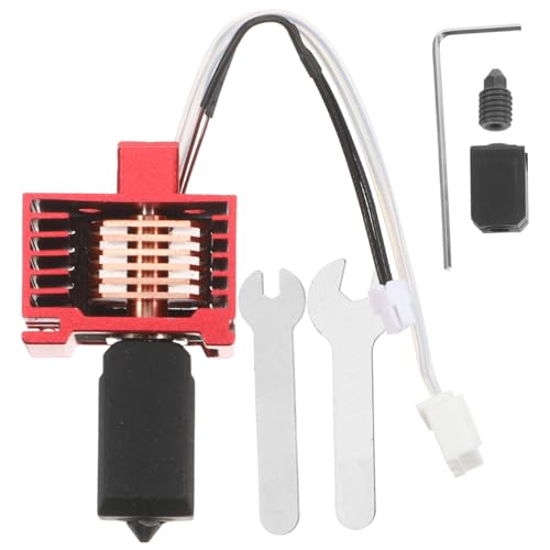ERINGOGO 1 Set 3D Drucker Hotend Hotend Hotend Druckkopf Original Hotend Kit Hotend Halterung Otends Zusammengebautes Hotend Spider Hotend Druckerdüse Hotend Kit Hotend Düsen Kit Stahl Rot von ERINGOGO