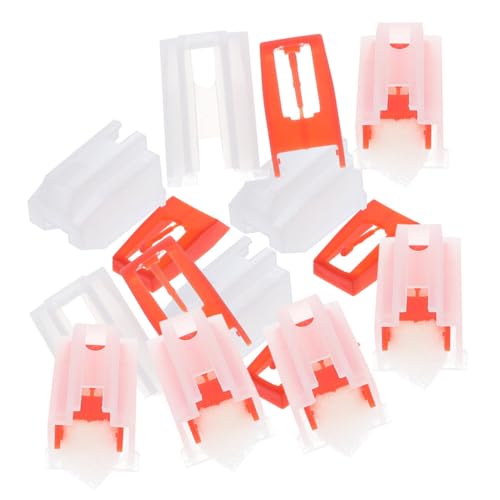 ERINGOGO 10 Stück Rubinroter Griffel Vinyl Vintage-plattenspielernadeln Plattenspieler-schallplattennadel Vintage Plattenspieler -nadel Nadelersatz Für Plattenspieler Ersatznadel Plastik von ERINGOGO