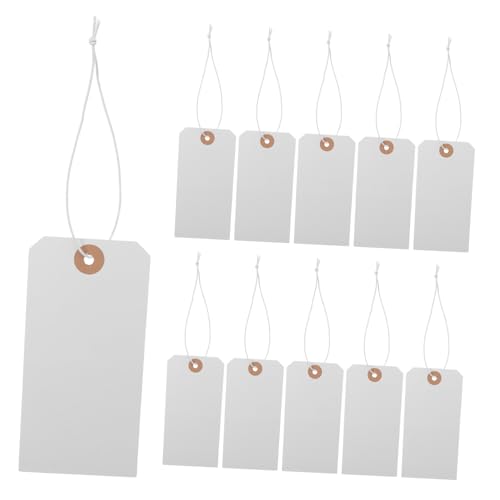 ERINGOGO 100 Stück Versandschilds Schmucklos Etikett Leer Schutz Für Draht Stichworte Schlüssel Einzelhandel Kleidung Hängend Geschenkanhänger Weihnachts-tags Weiß Papier ERINGOGO 100 Stück Versandschilds Schmucklos Etikett Leer Schutz Für Draht Stichworte Schlüssel Einzelhandel Kleidung Hängend Geschenkanhänger Weihnachts-tags Weiß Papier von ERINGOGO