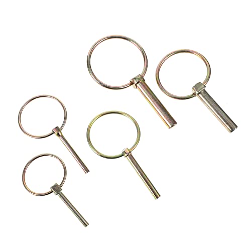 ERINGOGO 10Stücke Hochleistungs Lynch Pin Sicherheitsverschluss für Anhängerkupplung Rostfreies Verzinktes für Traktoren Erdbohrer Gartenbedarf ERINGOGO 10Stücke Hochleistungs Lynch Pin Sicherheitsverschluss für Anhängerkupplung Rostfreies Verzinktes für Traktoren Erdbohrer Gartenbedarf von ERINGOGO