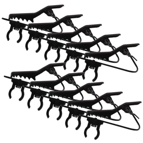 ERINGOGO 10Stücke Lavalier Mikrofon Clips Reversmikrofon Clip Aus Kunststoff Ersatz Mikrofonhalter Für Bühnenauftritte Passend Für Mikrofone von ERINGOGO