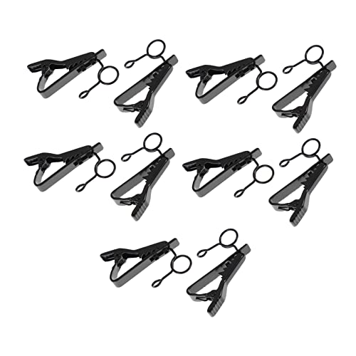 ERINGOGO 10Stücke Mikrofon Clips Mikrofonhalter Clip Mic Kragenclip Für Ansteckmikrofone Mikrofon Clip Zubehör Für Live Events Podcasts Und Aufnahmen von ERINGOGO