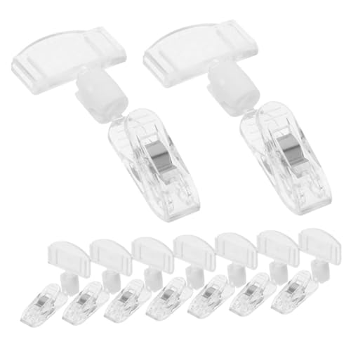 ERINGOGO 16 Stück Werbeclip Einzelhandel Clips für den Supermarkt Halterung mit Clip Etikettenhalter Anzeige Namensschildclips für Abzeichen Preisclip Abs Transparent ERINGOGO 16 Stück Werbeclip Einzelhandel Clips für den Supermarkt Halterung mit Clip Etikettenhalter Anzeige Namensschildclips für Abzeichen Preisclip Abs Transparent von ERINGOGO