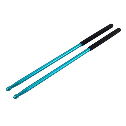 ERINGOGO 1Paar Aluminiumlegierung Drumsticks Rostfrei Für Schlagzeugübungen Und Drum Pad Training Blau Für Anfänger Und Profis Langlebig Und Stabil Optimiert von ERINGOGO