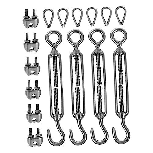 ERINGOGO 1Satz Kabelaufhänger Teilig für Outdoor Lichterketten Langlebige Drahtseil Haken Rostfrei Korrosionsbeständig für Dekoration ERINGOGO 1Satz Kabelaufhänger Teilig für Outdoor Lichterketten Langlebige Drahtseil Haken Rostfrei Korrosionsbeständig für Dekoration von ERINGOGO