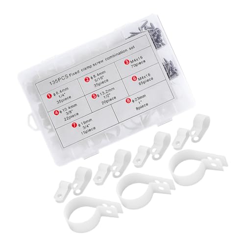 ERINGOGO 1Satz Lichtschlauch Clip Kabelklemmen für Einfache Kabelführung Selbstklebend zur Organisation von Kabeln für Haushalt Büro Schraubensatz ERINGOGO 1Satz Lichtschlauch Clip Kabelklemmen für Einfache Kabelführung Selbstklebend zur Organisation von Kabeln für Haushalt Büro Schraubensatz von ERINGOGO