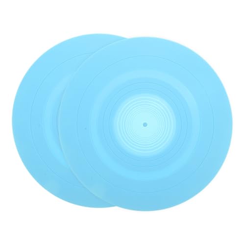 ERINGOGO 2 Stück Antistatisches Silikonpad retro aufzeichnen antirutschmatte drehteller gummimatte Platte für Plattenspieler Schallplattenmatte aus Vinyl Plattenschutzmatte Kieselgel Blau ERINGOGO 2 Stück Antistatisches Silikonpad retro aufzeichnen antirutschmatte drehteller gummimatte Platte für Plattenspieler Schallplattenmatte aus Vinyl Plattenschutzmatte Kieselgel Blau von ERINGOGO