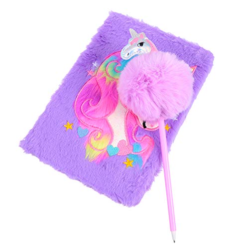 ERINGOGO 2 Stück Plüsch-Notizbuch schreibwaren notizblock Einhorn Tagebuch Plüsch-Notizblock Tagebuch schreiben Plüsch Sammelalbum plüschiges rosa tagebuch Violett ERINGOGO 2 Stück Plüsch-Notizbuch schreibwaren notizblock Einhorn Tagebuch Plüsch-Notizblock Tagebuch schreiben Plüsch Sammelalbum plüschiges rosa tagebuch Violett von ERINGOGO