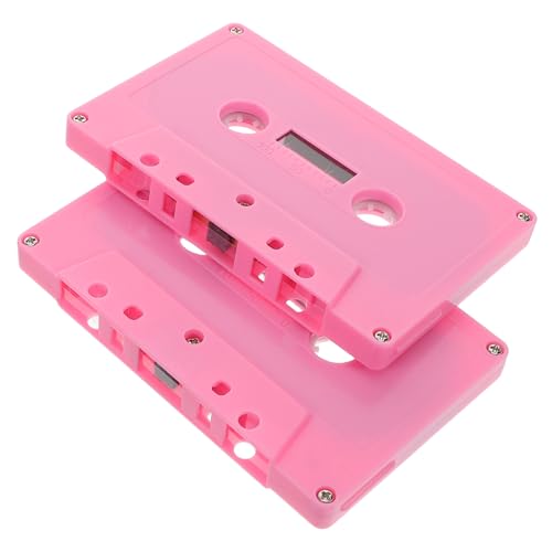 ERINGOGO 2 Stück Retro-Kassette party dekoration Musikkassetten Kassettenband Audiokassetten leere Kassetten Hip-Hop-Kassetten Plastik Rosa ERINGOGO 2 Stück Retro-Kassette party dekoration Musikkassetten Kassettenband Audiokassetten leere Kassetten Hip-Hop-Kassetten Plastik Rosa von ERINGOGO