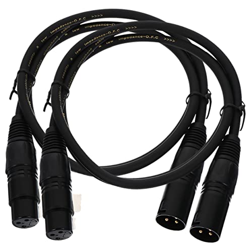 ERINGOGO 2 Stück Xlr-mikrofonkabel Männlich Zu Weiblich Kabel Für Mikrofon Mikrofonkabel Für Soundsystem Lautsprecher Aufgerollt Mikrofonteil 3-poliges Mikrofonkabel Kupfer Schwarz ERINGOGO 2 Stück Xlr-mikrofonkabel Männlich Zu Weiblich Kabel Für Mikrofon Mikrofonkabel Für Soundsystem Lautsprecher Aufgerollt Mikrofonteil 3-poliges Mikrofonkabel Kupfer Schwarz von ERINGOGO