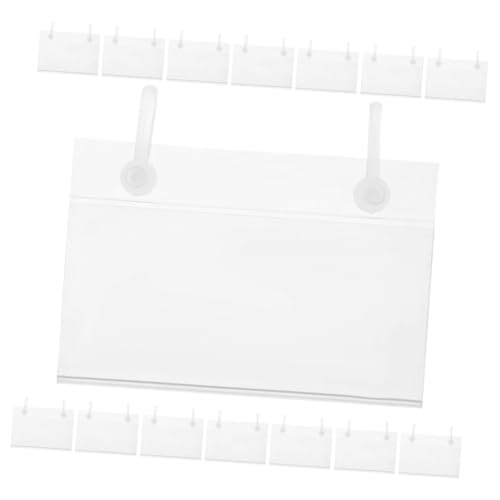 ERINGOGO 20 Stück Preisschild hängen Korbetiketten aufclipsen Korbanhänger für die Organisation Clip für Korbetiketten Clips für Korbetiketten Etikettenhalter für Regale PVC Transparent ERINGOGO 20 Stück Preisschild hängen Korbetiketten aufclipsen Korbanhänger für die Organisation Clip für Korbetiketten Clips für Korbetiketten Etikettenhalter für Regale PVC Transparent von ERINGOGO