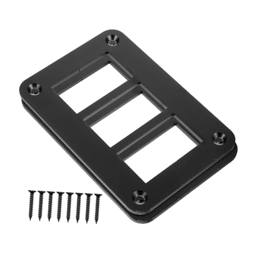 ERINGOGO 2Stücke Gang Wippschalterfeld Rocker Switch Panel Halterung Für Anwendungen Robuste Konstruktion Für Auto Boot Rv Yacht von ERINGOGO