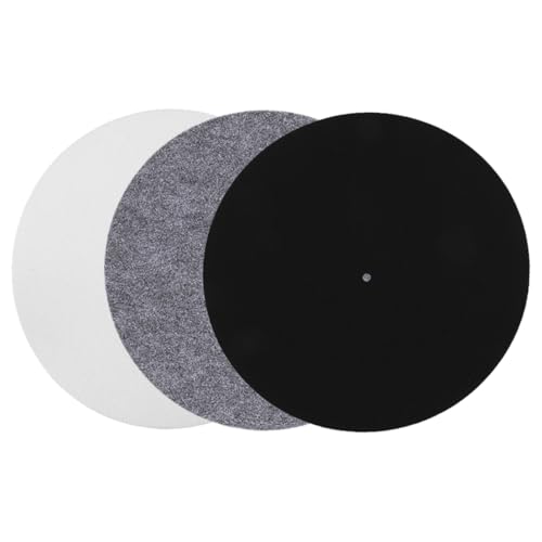 ERINGOGO 3 Stück Anti-vibrations-plattenspielermatten: 30 Cm Anti-rutsch-filz-plattenpads Für Vinyl-plattenspieler – Plattenteller-slipmat Für Den Schreibtisch ERINGOGO 3 Stück Anti-vibrations-plattenspielermatten: 30 Cm Anti-rutsch-filz-plattenpads Für Vinyl-plattenspieler – Plattenteller-slipmat Für Den Schreibtisch von ERINGOGO