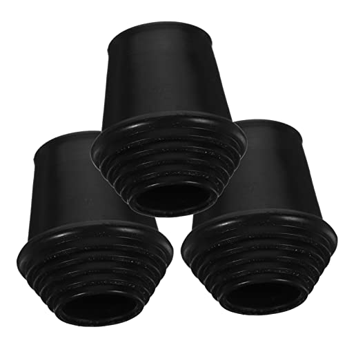 ERINGOGO 3 Stück Drum-Pads Teile für Schlaginstrumente Drum-Pad-Ständer Schlinge Teile für Snare-Drum-Ständer Gummis Trommel Gummifüße Protektoren für Trommelständer Black von ERINGOGO